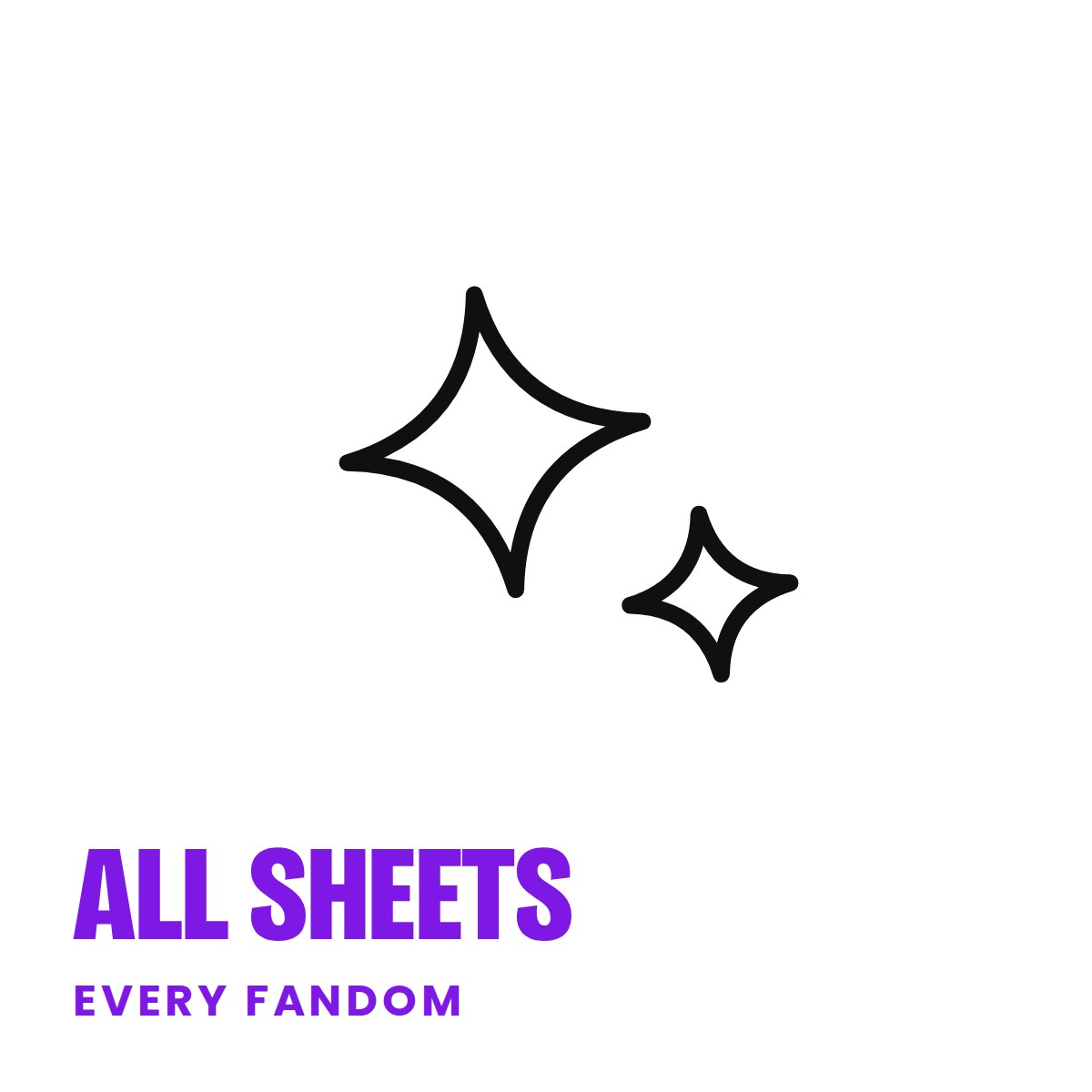 All nail sticker sheets
