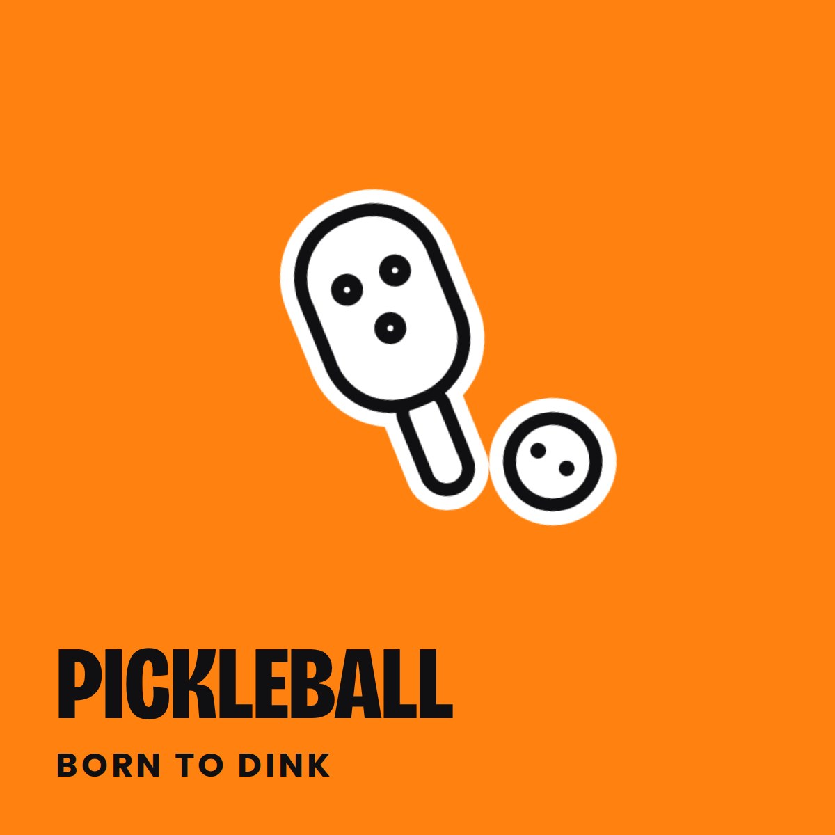 Pickleball nail stickers