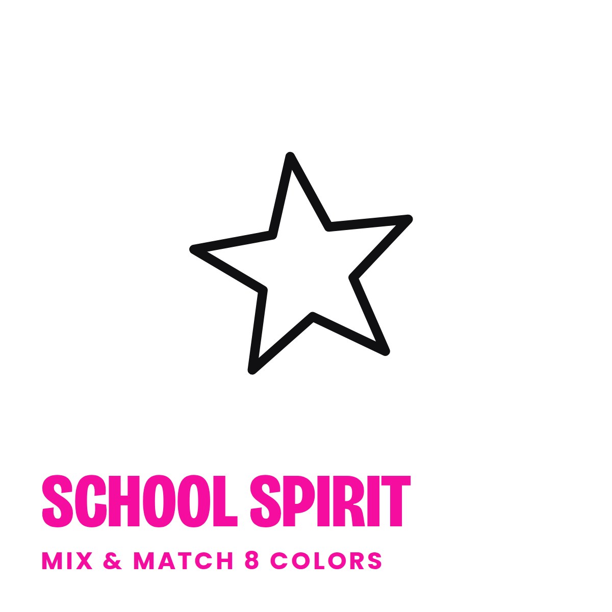 School Spirit nail stickers