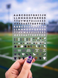 Baltimore Football Nail Art Stickers
