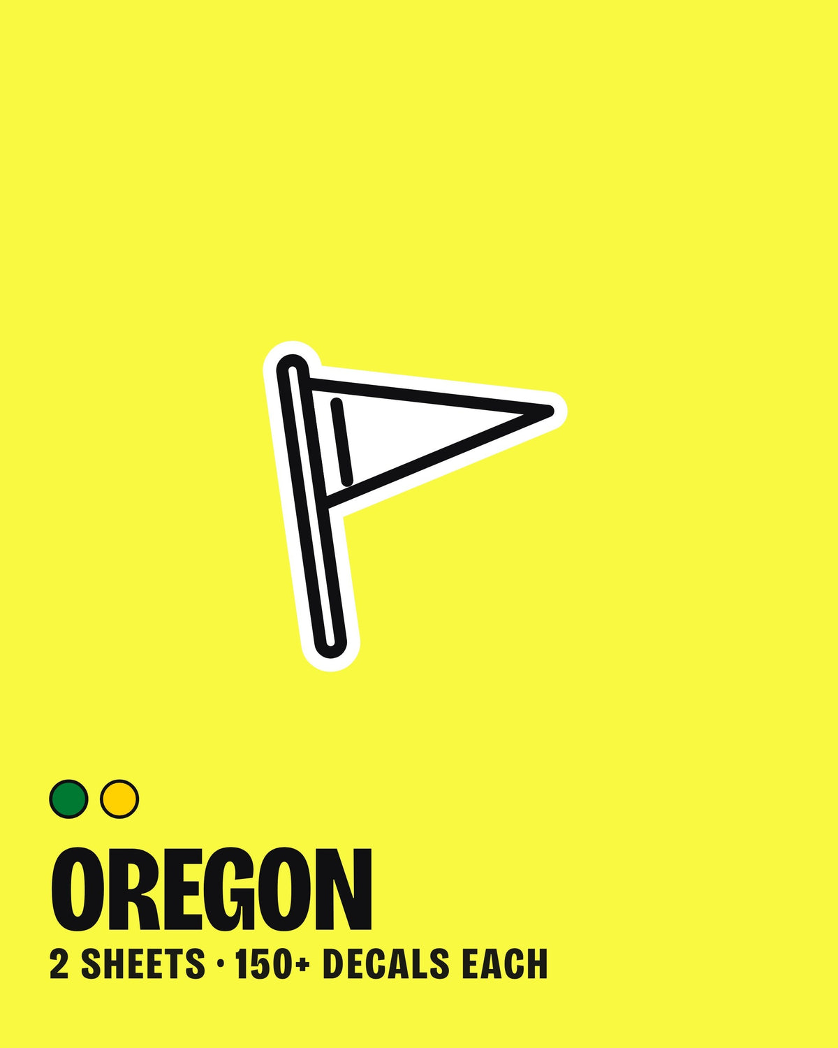 Oregon nail art stickers