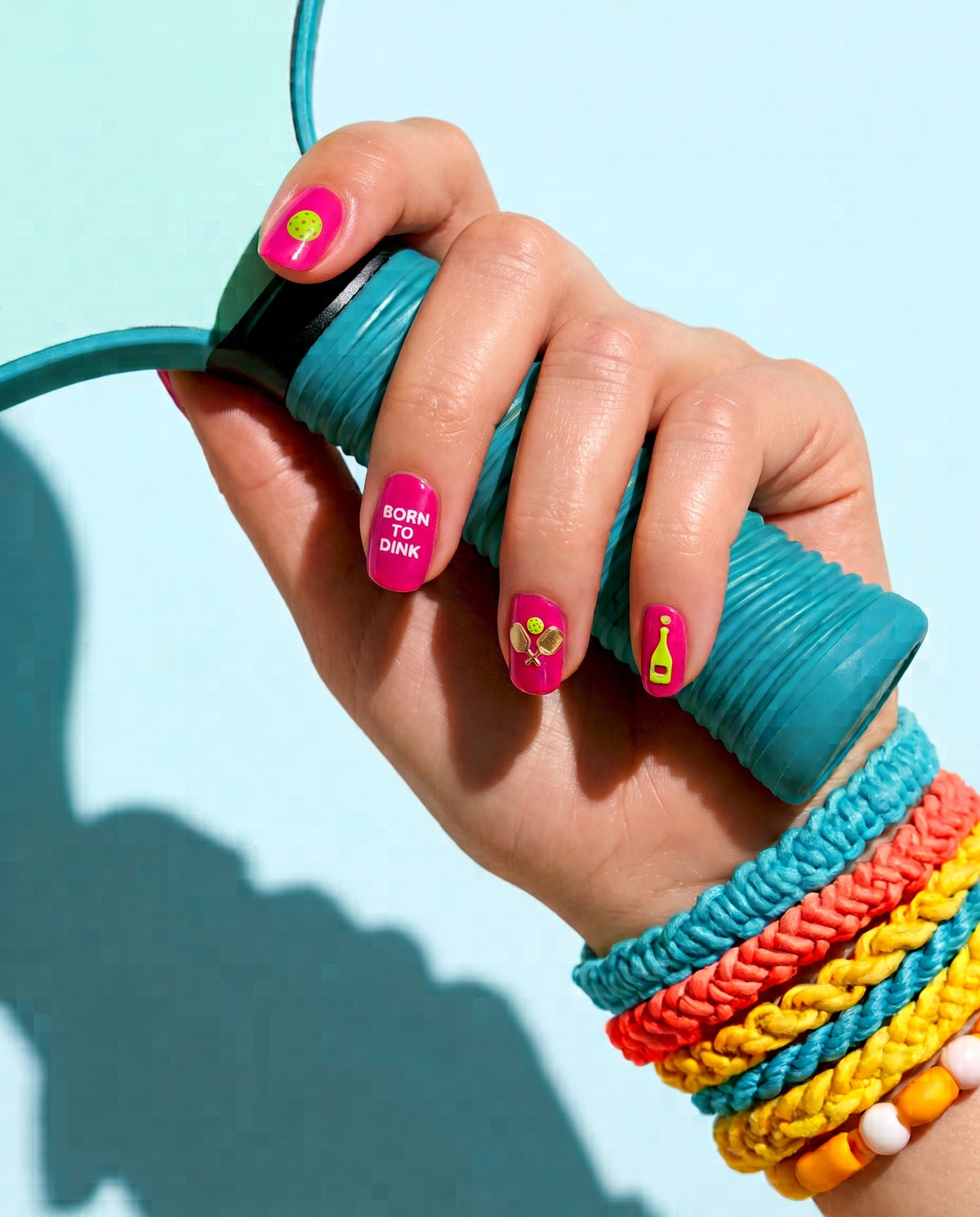 Pickleball Nail Art Stickers
