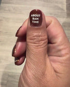 Full hand of mahjong nail stickers: About Bam Time, dice, bam, and dragon on shimmer nails